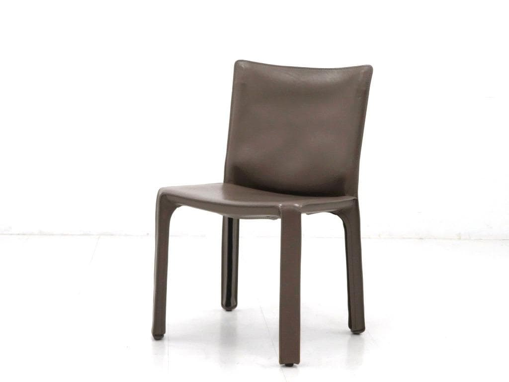 展示品 カッシーナ 総本革 レザー キャブ イス ダイニングチェア