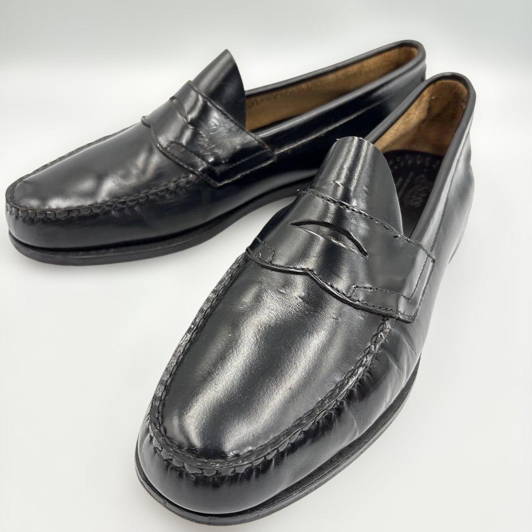 G.H.BASS WEEJUNS LOGAN ペニーローファー 黒 US9