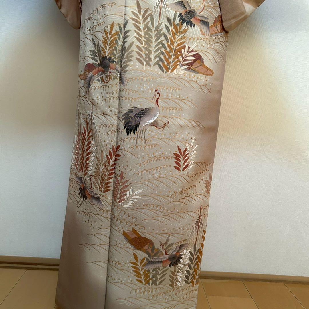 モ26 未使用近い 美品 袷 正絹 友禅 訪問着 フルセット - メルカリ