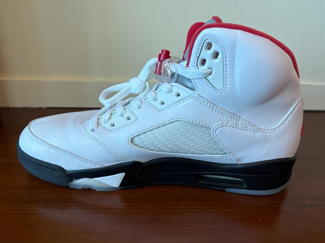 ナイキ エアジョーダン5 レトロ \"ファイアレッド\" 28.5cm