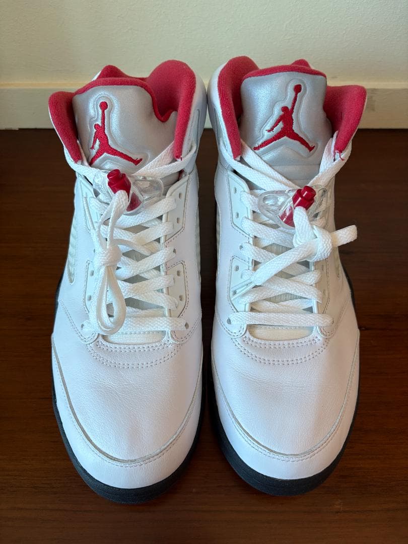 ナイキ エアジョーダン5 レトロ \"ファイアレッド\" 28.5cm