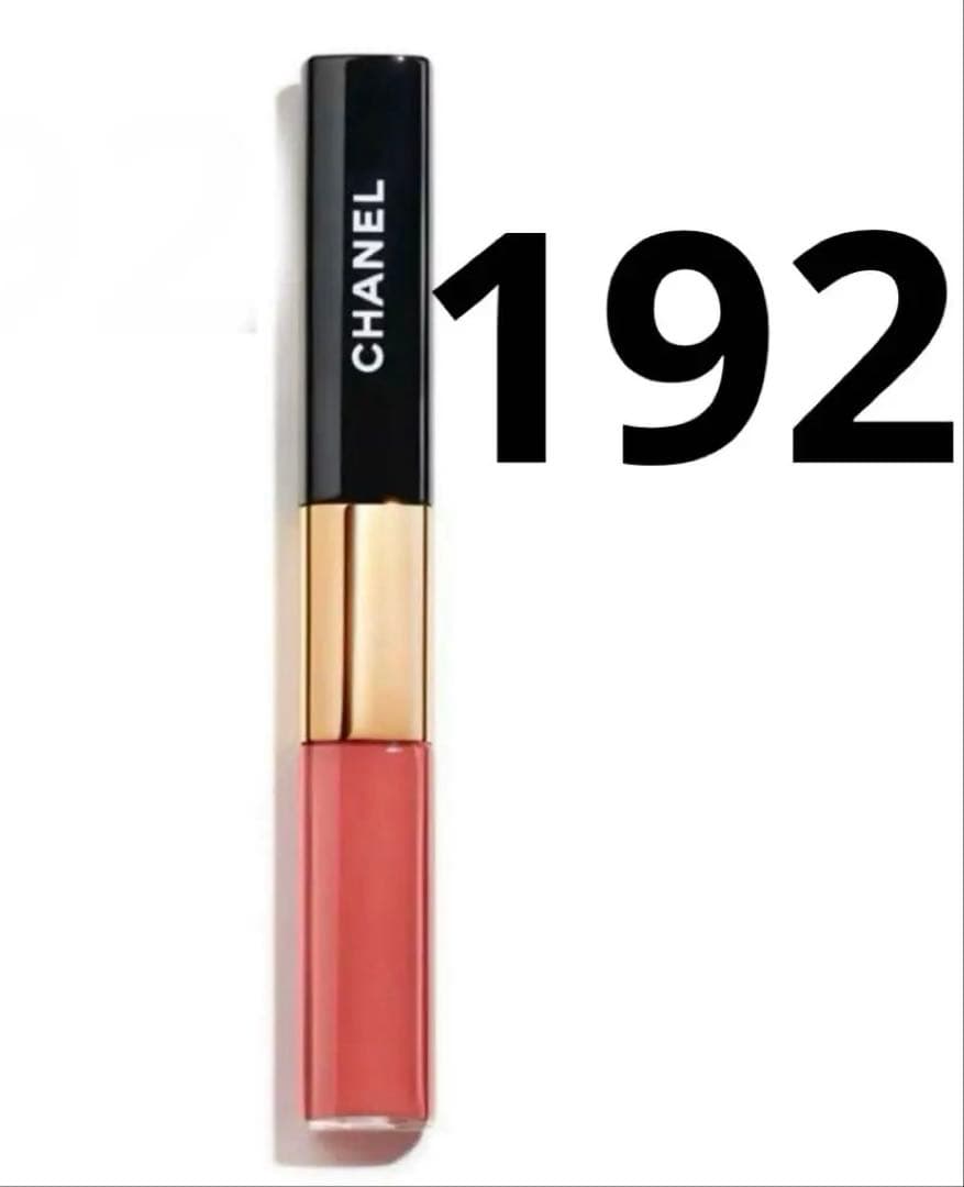 CHANELル ルージュ デュオ ウルトラ トゥニュ　 192 コーラルピンク ル ルージュ デュオ ウルトラ トゥニュ 2 In 1 リクィッド リップ