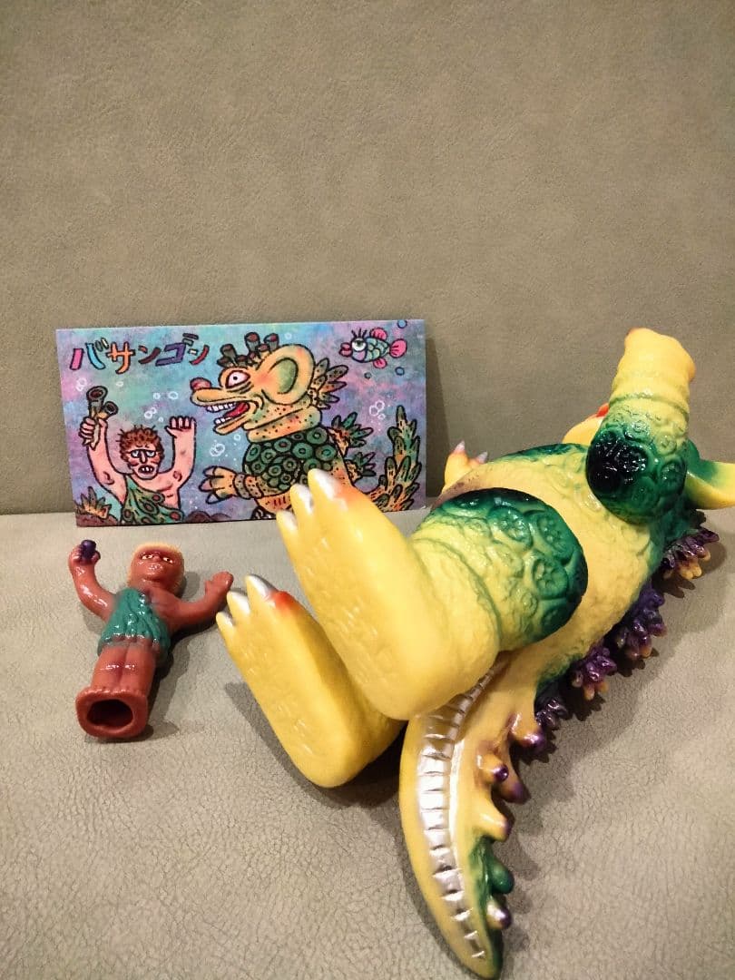 ソフビ chubbytoys バサンゴン 黄色 izumonster 安楽安作