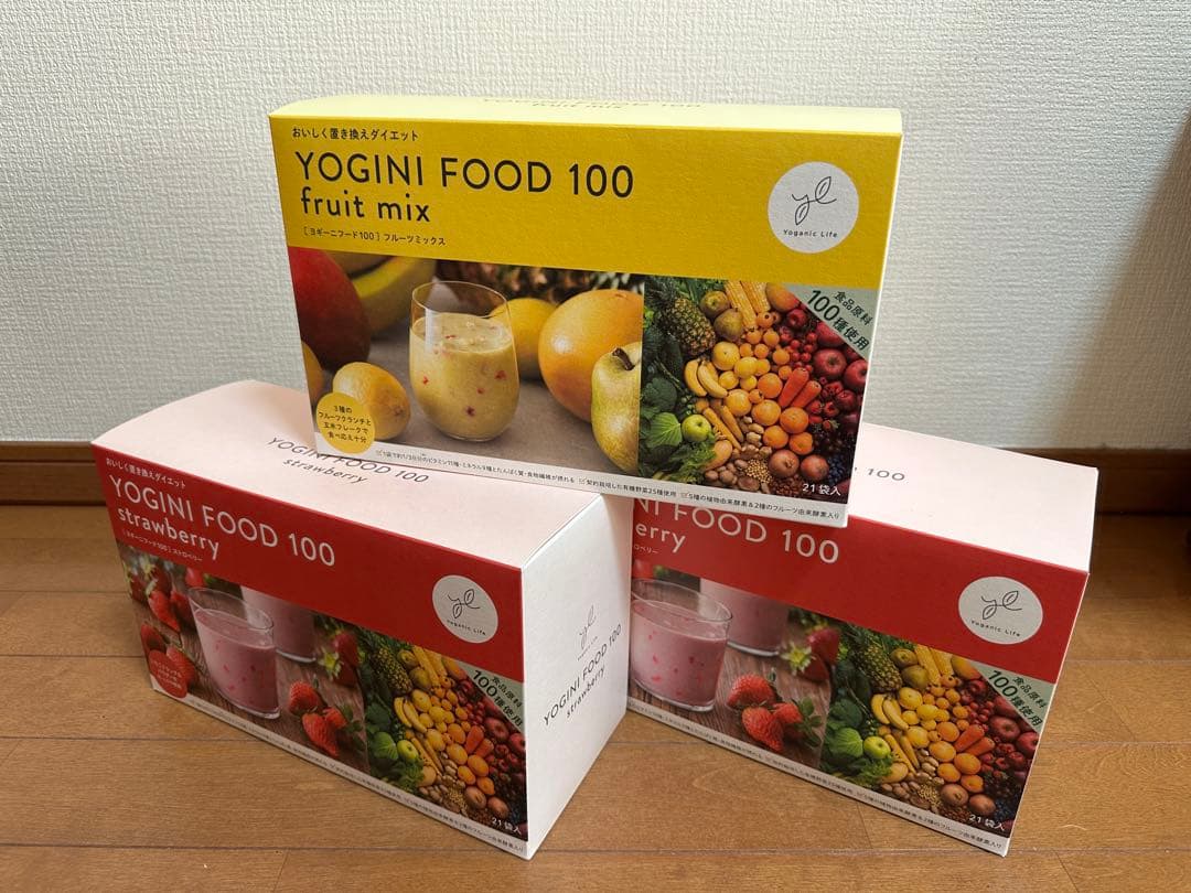 YOGINI FOOD 100 フルーツミックスとストロベリー - メルカリ