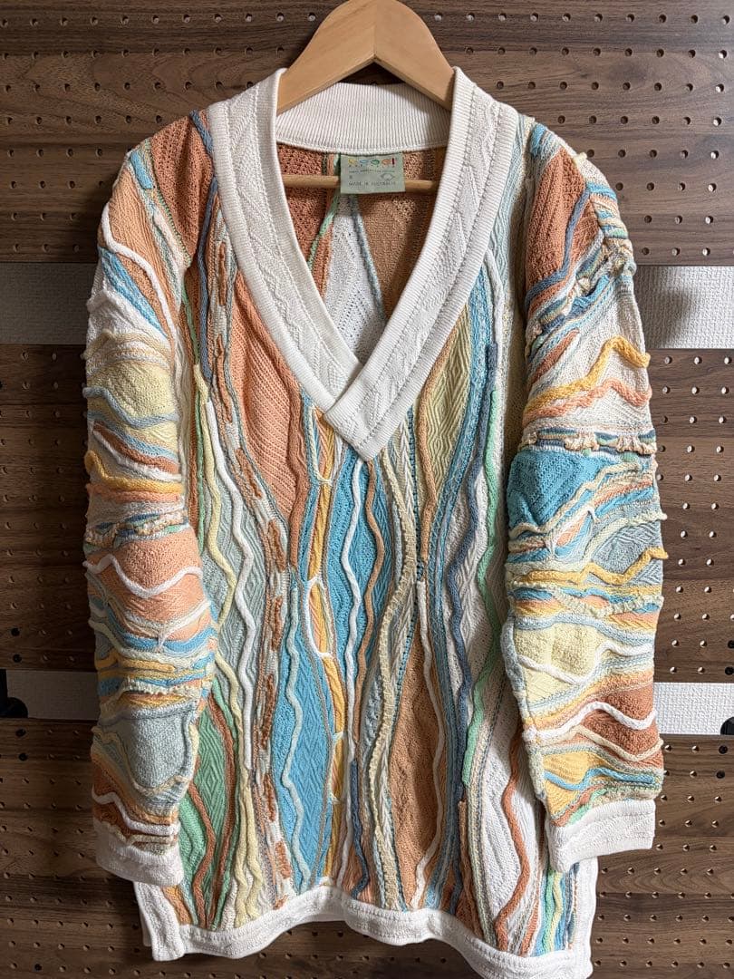 COOGI クージーAUSTRALIA マルチカラー セーター 3DニットY2K - メルカリ