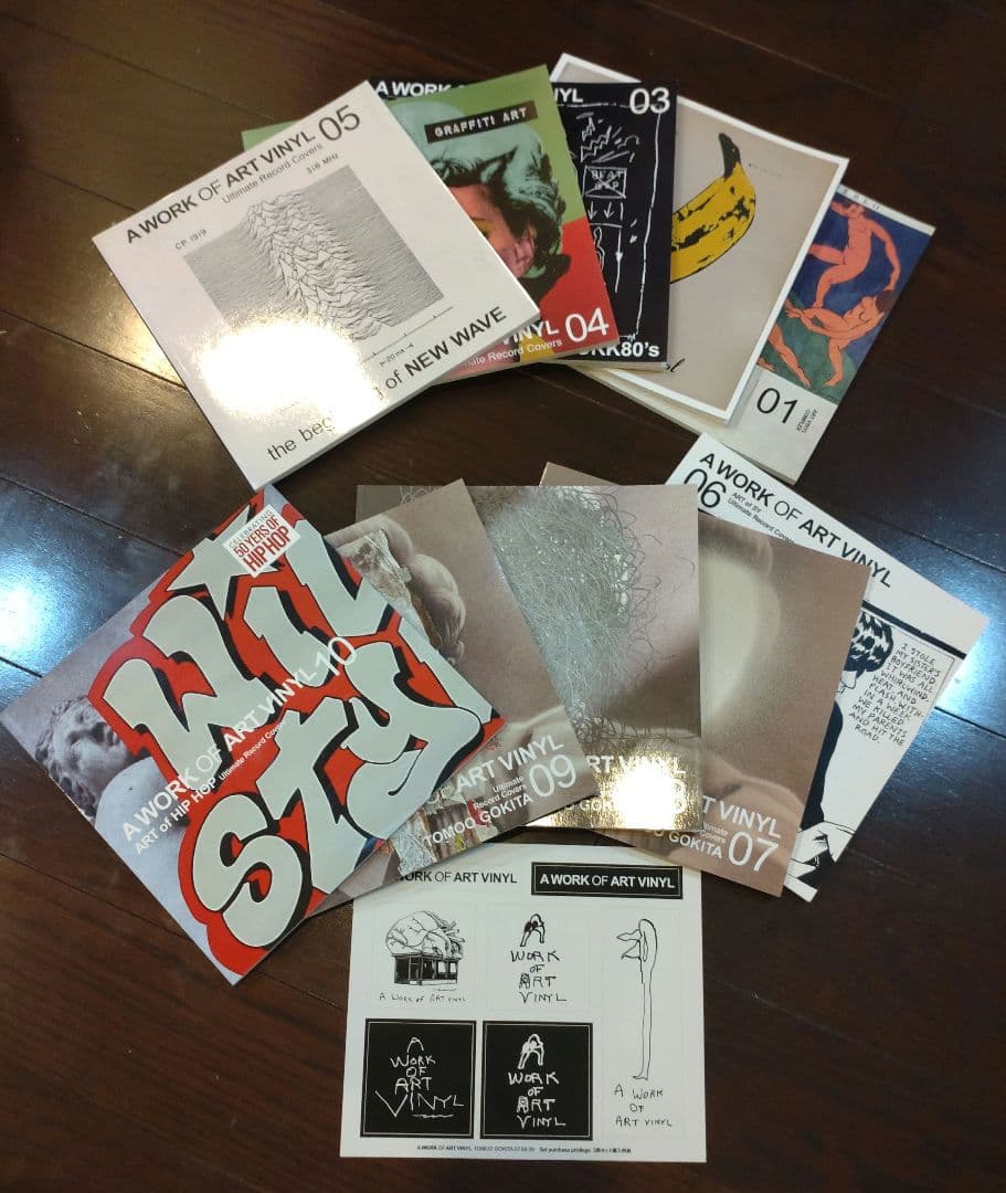 A WORK OF ART VINYL vol.1〜vol.10 10冊セット 3巻セット】A WORK OF ART VINYL - Ultimate Record Covers TOMOO