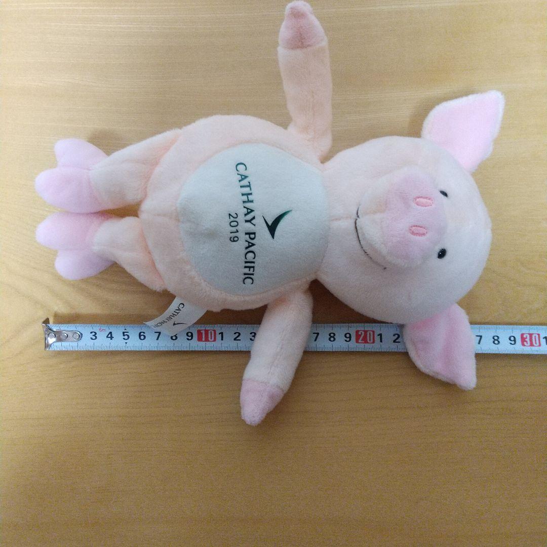 キャセイパシフィック航空 香港 2019年干支ぬいぐるみ ぶた ピンク