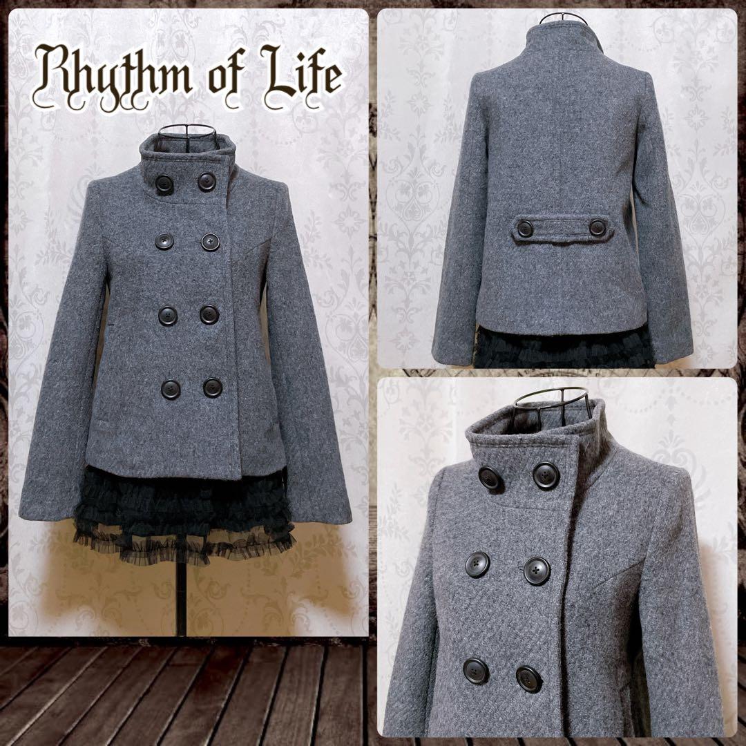 ナポレオン ピーコート グレー 平成ギャル y2k ダークコア nana パンク