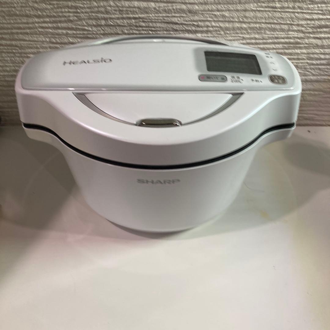 SHARP HEALSIO 水なし自動調理鍋 1.6L ホワイト