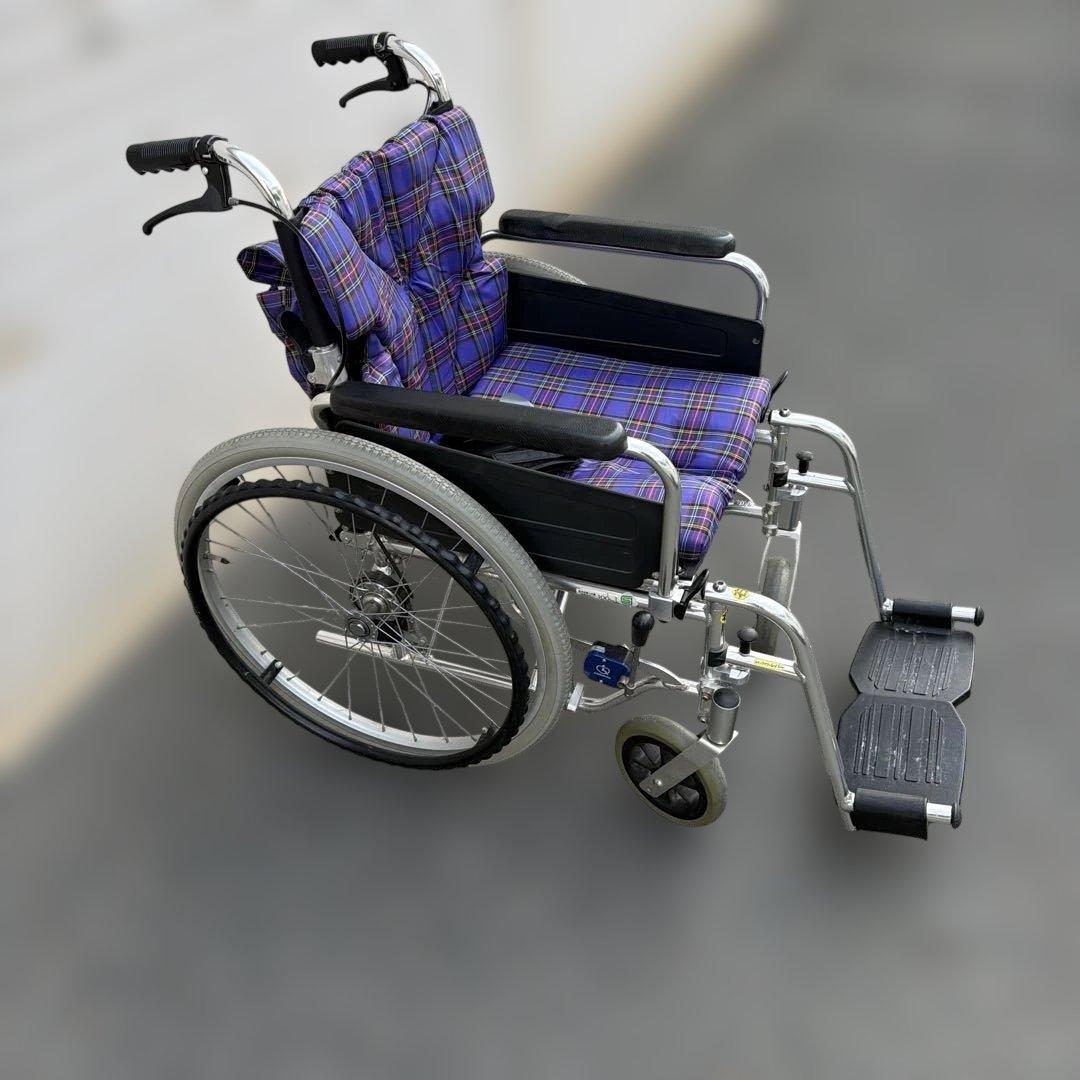 カワムラ 折りたたみ車椅子 介助用 クッション付 【A-264】 - メルカリ