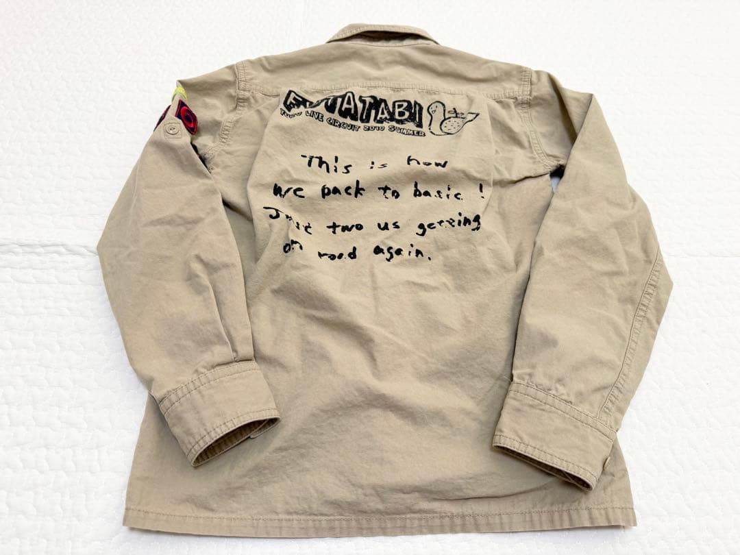 ゆず FUTATABI ミニタリーシャツ ベージュ 岩沢厚治 - メルカリ