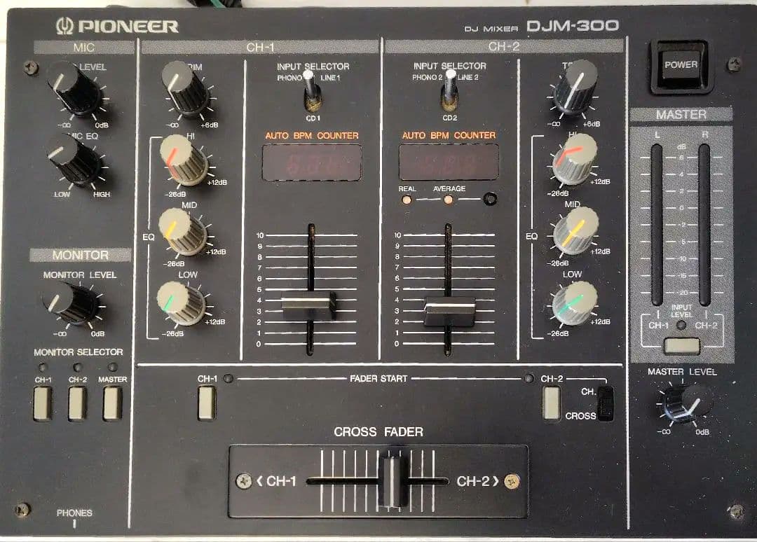【動作確認済】PIONEER DJM-300 DJミキサー ☆DJアイテム☆ Amazon | PIONEER パフォーマンスDJミキサー DJM-300 ブラック | DJ