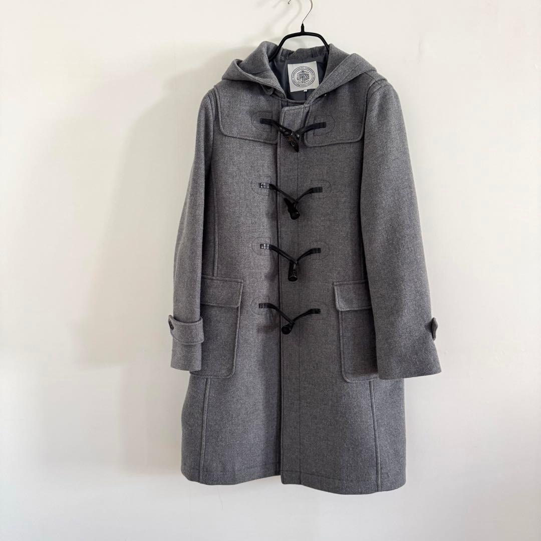 極美品】ジェイプレス/スーパー100S二重織メルトンダッフルコート