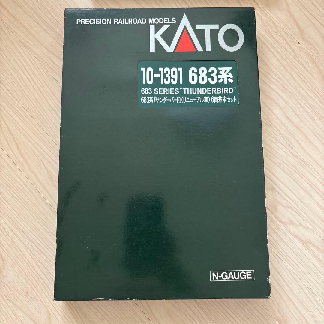 ⚠️1両欠品 KATO 683系 サンダーバード 10-1391 再生産】(N) 10-1391 683系「サンダーバード」(リニューアル車) 6両
