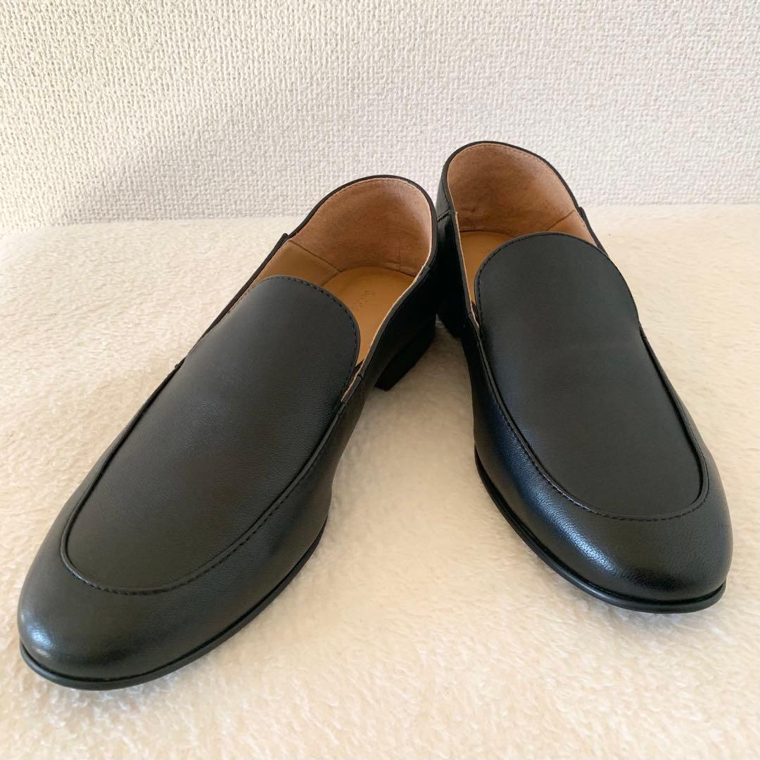 【極美品　未使用級】スローブ　イエナ　ソフト　ローファー　ブラック　23.5cm