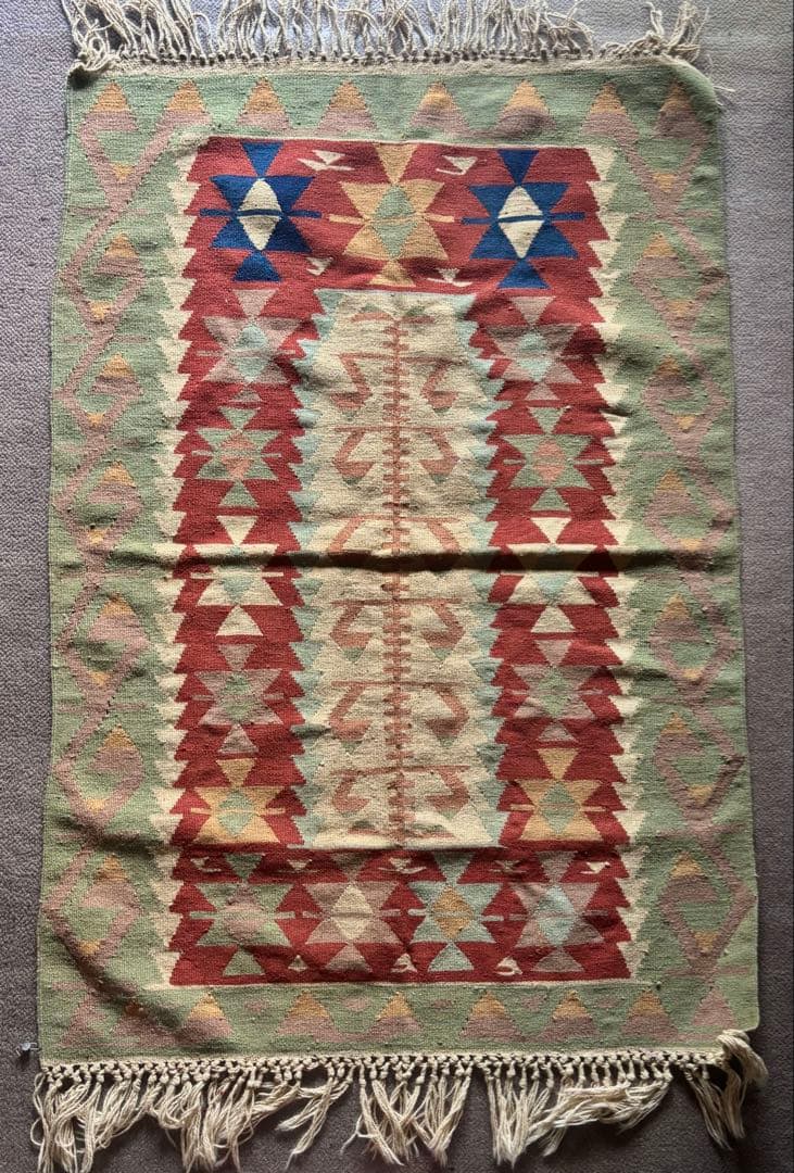トルコキリム　ヴィンテージ キリム トルコキリム ヴィンテージキリム オールドキリム ワンキリム ヤス