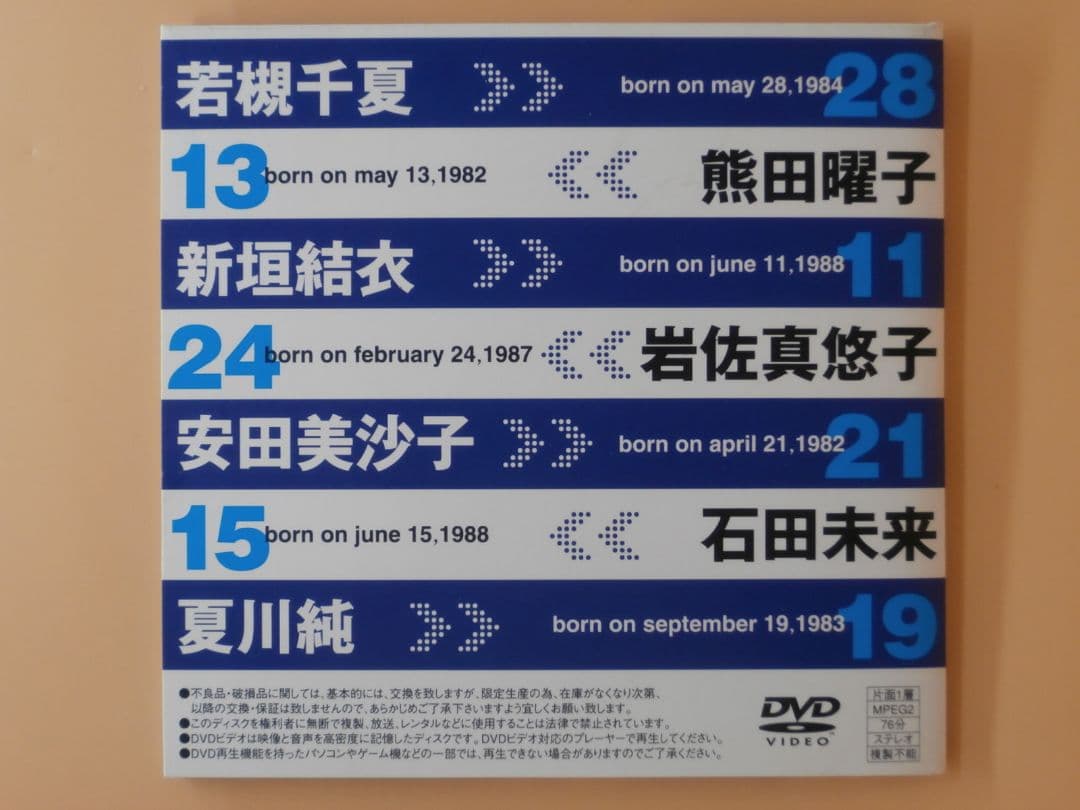 【B.L.T.オフショットDVD】熊田曜子 若槻千夏 安田美沙子 新垣結衣17歳