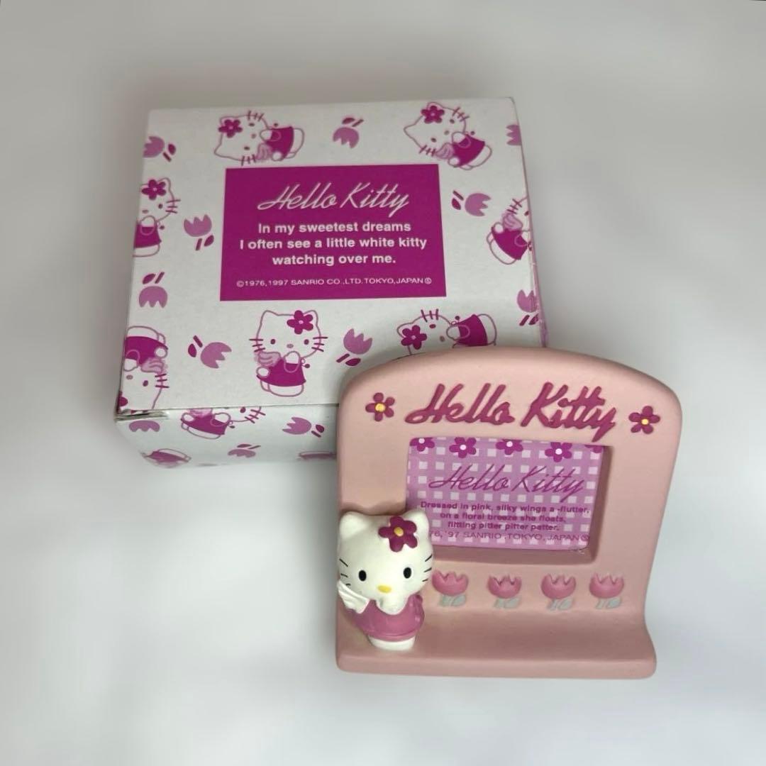 当時物 サンリオ エンジェル キティ ポリフレーム フォトフレーム