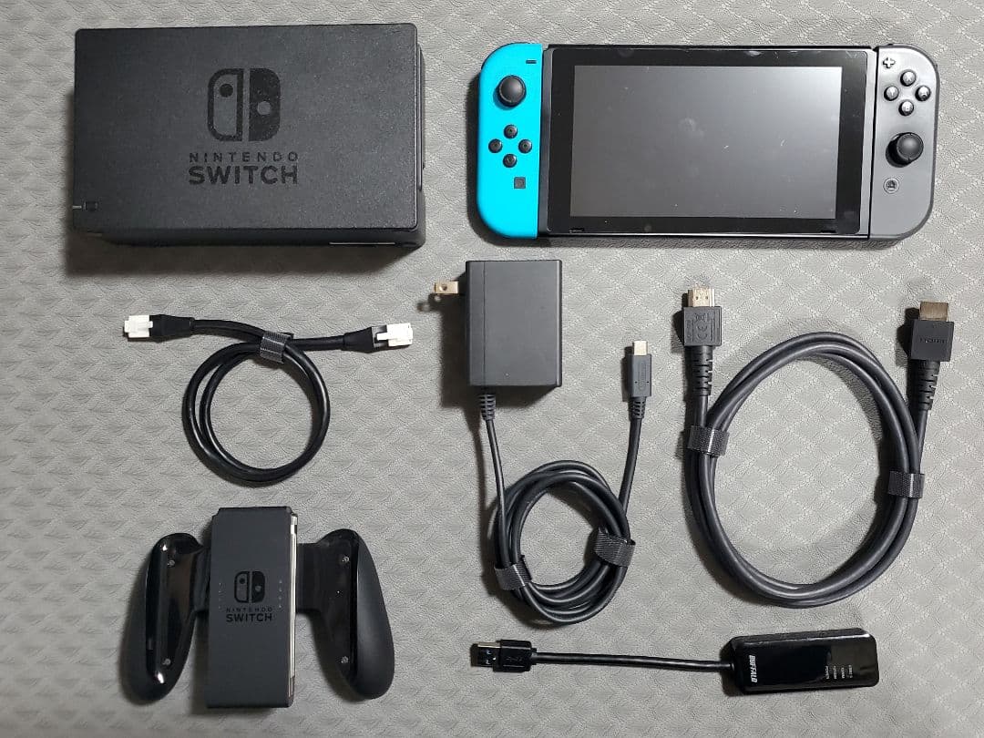 Nintendo Switch 本体 + 256GB SDカード + 付属品6点 - メルカリ