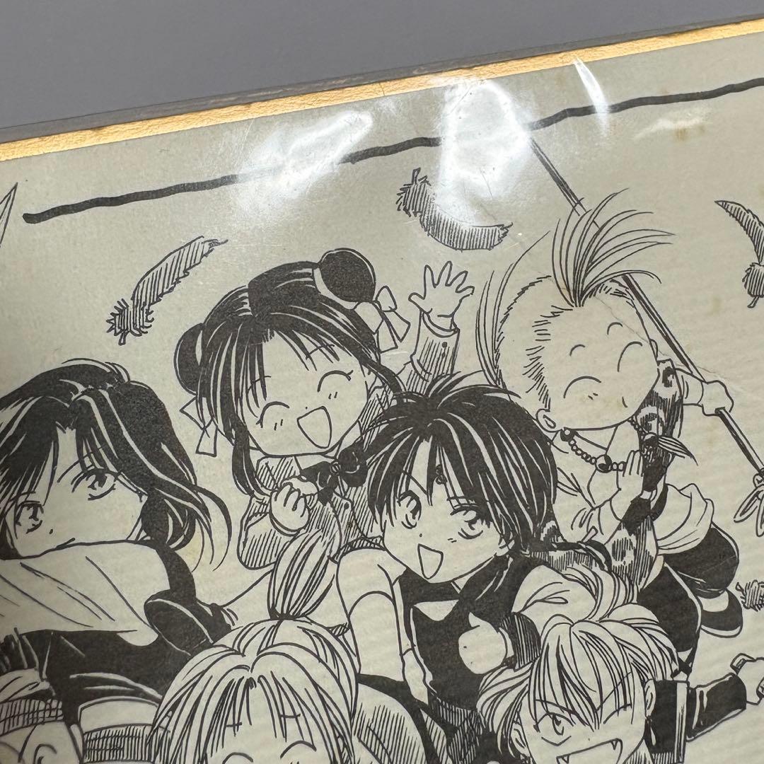 美朱＆朱雀七星士 ミニ色紙 ふしぎ遊戯 ぴえろ アニメワールド2003限定