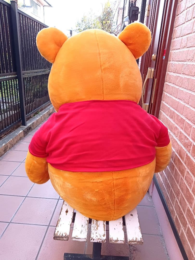 日本に3つだけの限定品！特大プーさん 美品 ぬいぐるみ 希少品 150cm
