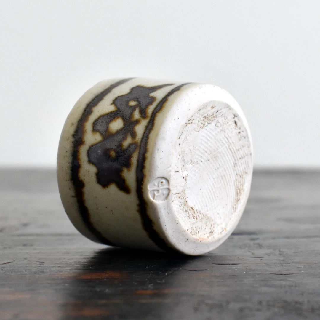 バーナード リーチ リーチポタリー 鉄絵エッグカップ イギリス セント