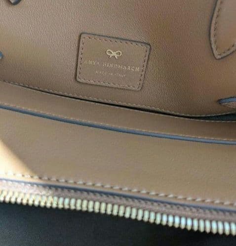 美品 アニヤ・ハインドマーチ スモールウィルソン スエード ブラウン