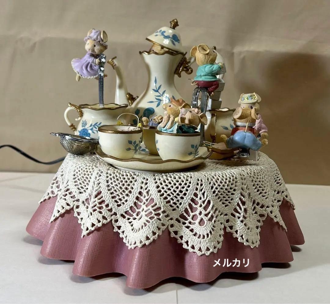 超希少】ENESCO エネスコ オルゴール ネズミ ティーパーティー - メルカリ