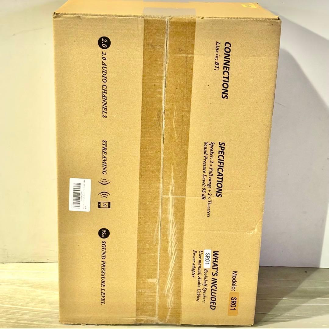 Bluetooth対応 2.0ch 最大50W出力 ブックシェルフスピーカー