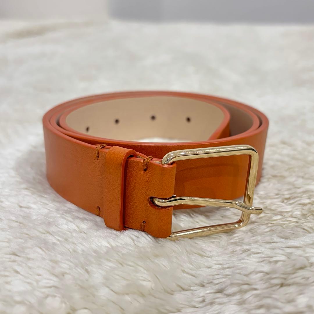 JIL SANDER レザーベルト ブラウン サイズ80 イタリア製 - メルカリ