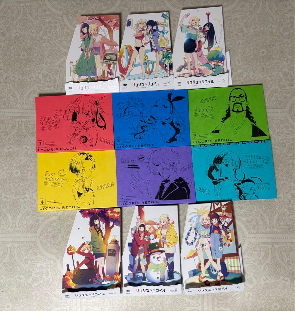 完全生産限定版 リコリス・リコイル 全6巻 DVD アニメ