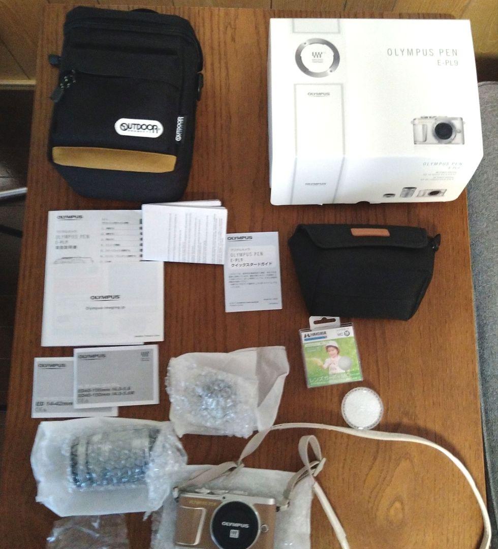 OLYMPUS PEN E-PL9 ゴールド レンズ付き Olympus PEN E-PL9 Mirrorless Camera Body