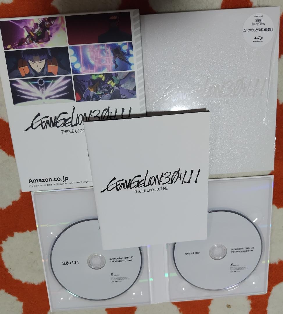 エヴァンゲリオン劇場版3作破 Q DVD シン エヴァ BR パンフレット7冊
