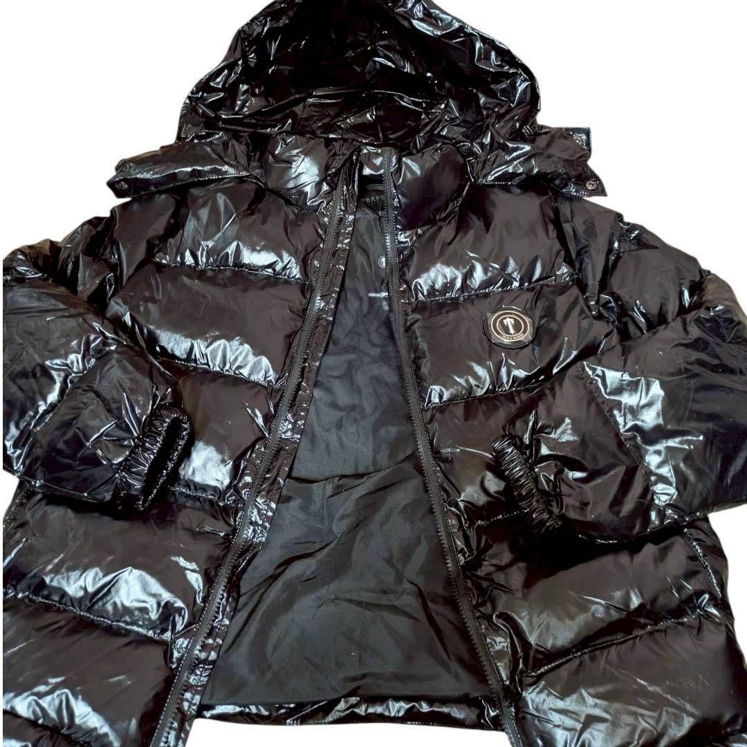 Trapstar ダウンジャケット ブラック メンズ レディース 光沢 L - メルカリ