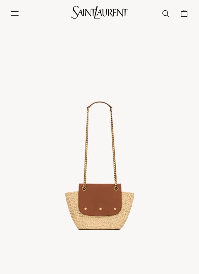 つくね様専用】サンローランマノンMINIラフィア2wayかごバッグ - メルカリ