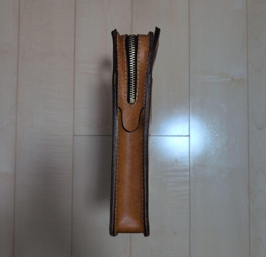 herz ビジネスバッグ BW-12 キャメル クラッチバッグ 本革 廃盤品