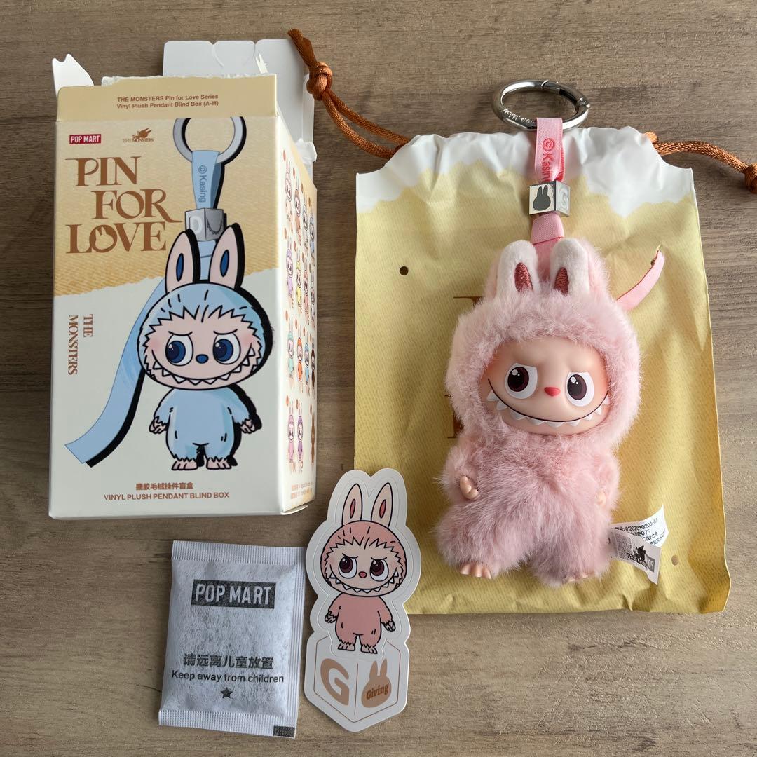 PIN FOR LOVE POPMART ラブブ イニシャル G LABUBU - メルカリ