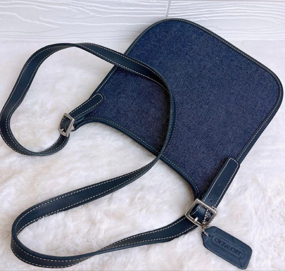 COACHコーチ ショルダーバッグ デニムブルー キャンバスチャーム付. 公式】COACH – コーチ | チェーン タビー ショルダー バッグ