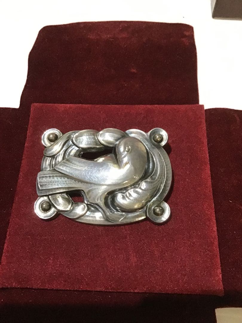 52699デンマーク ジョージジェンセン ブローチ 209 鳩 希少 - メルカリ