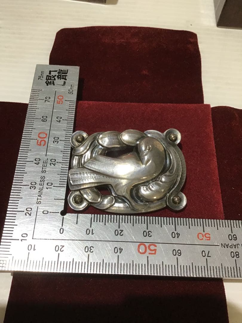 52699デンマーク ジョージジェンセン ブローチ 209 鳩 希少 - メルカリ