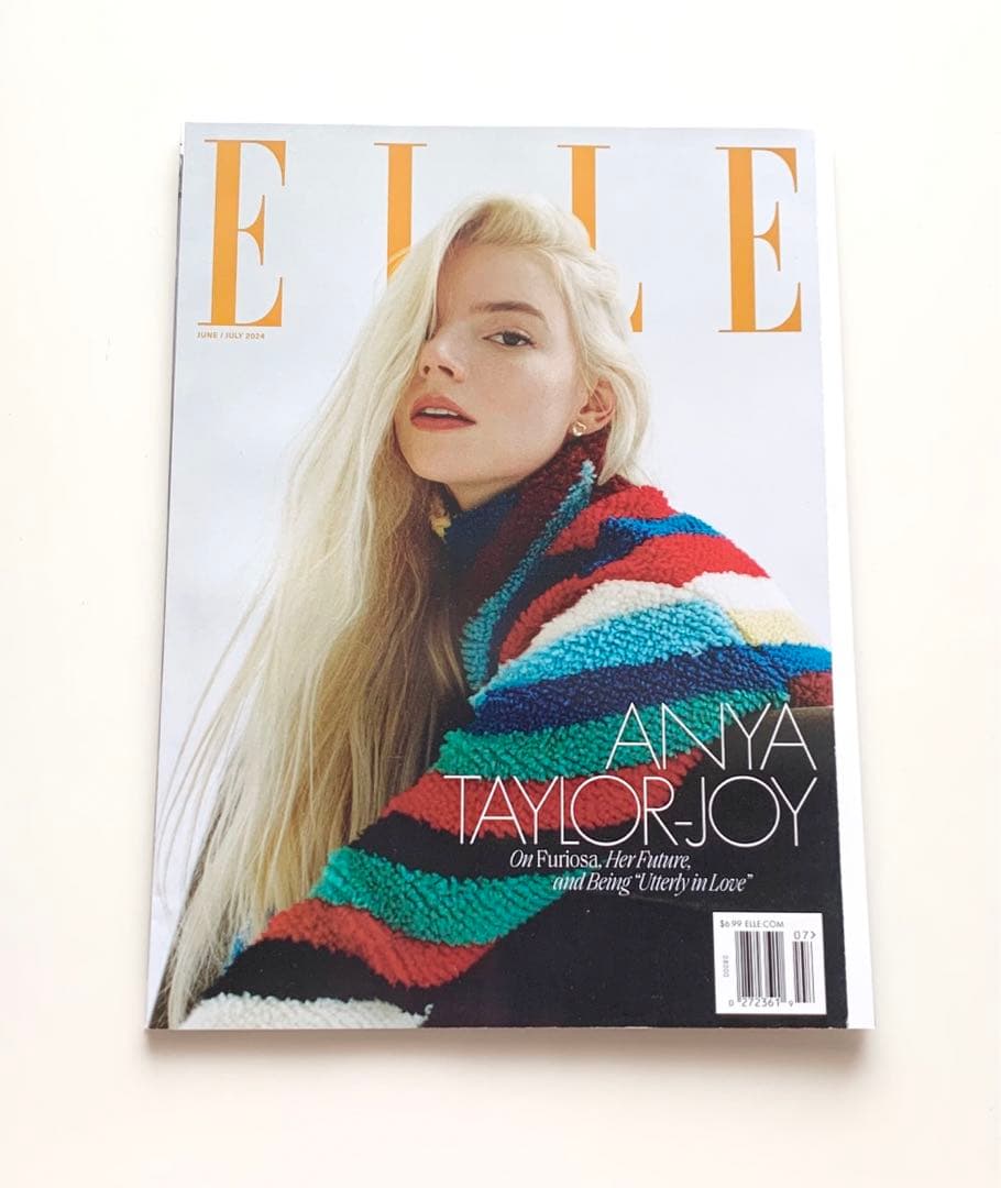女性情報誌 ELLE US Magazine June/July 2024 Elle Magazine (June July 2024 Issue) Anya Taylor-Joy: Amazon.com