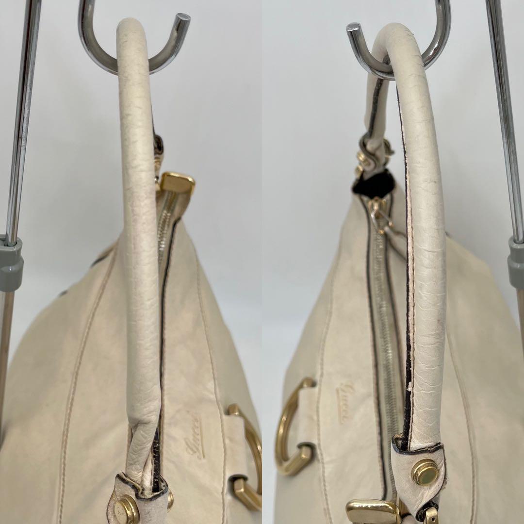 GUCCI ワンショルダーバッグ 肩掛け アビーライン ゴールド金具 レザー