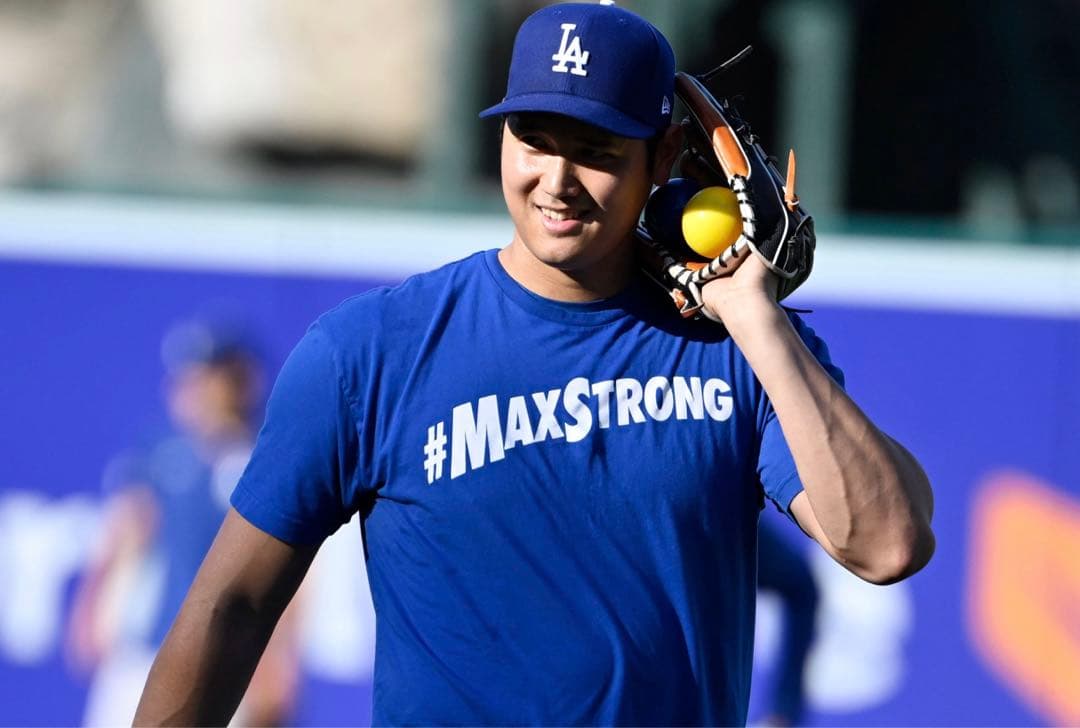 海外XL：MaxStrong Tシャツ マックスストロング 大谷翔平 フリーマン