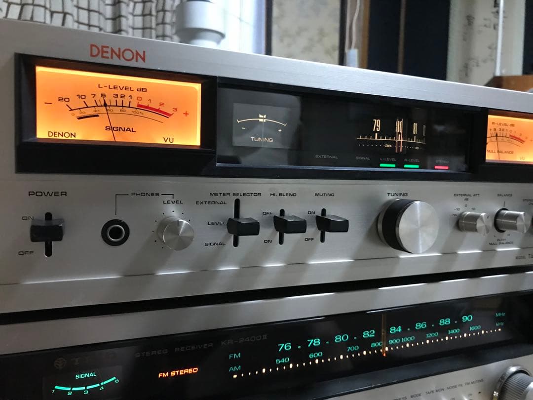 DENON TU-500 チューナー　大型メーター受信OK 絶好調 DENON TU-500の仕様 デノン/デンオン