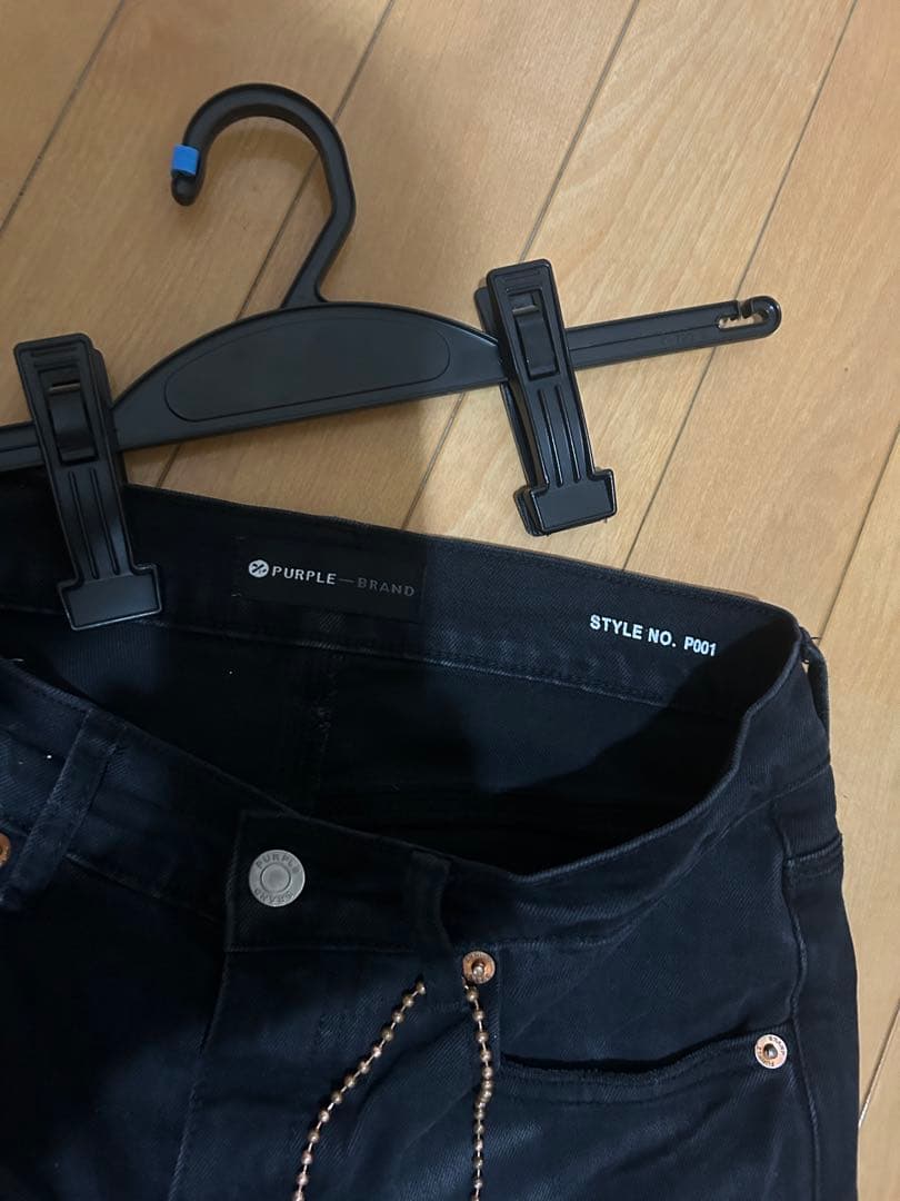 purple brand ブラックダメージ 28 - メルカリ