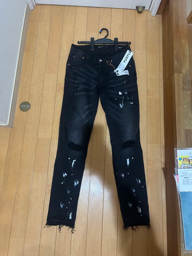 purple brand ブラックダメージ 28 - メルカリ