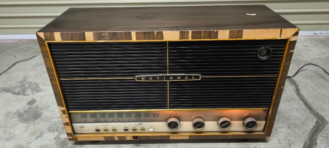 National　松下電器　真空管ラジオ　レトロラジオ　電源確認OK　詳細未確認 Amazon.co.jp: National Panasonic ナショナル パナソニック 松下電器