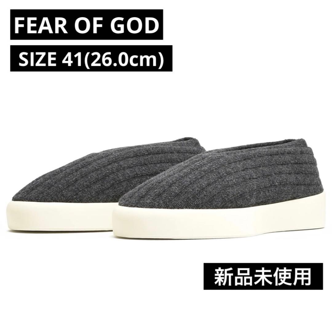 新品 FEAR OF GOD フィアオブゴッド Moc Knit Low 41 - メルカリ