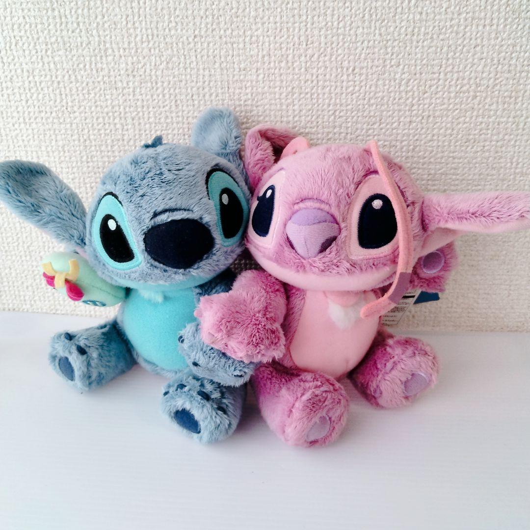 スティッチ エンジェル ひっつきぬいぐるみ ディズニー 磁石 - メルカリ