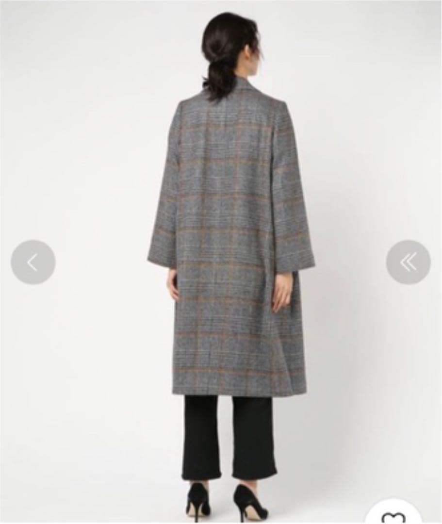 アルアバイル（allureville） チェスターコート グレンチェック - メルカリ